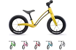 Hornit Airo Balance Bike | Kids Balance Bike | 12 Inch Kids Bike | Toddler BIke | Push Bike | Hammer Yellow