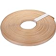 Yarlung 1.9cm x 76.2m Roll Birch Plywood Edge Banding, Preglued Real Wood Veneer Edging, Iron on with Hot Melt Adhesive, Flexible Wood Tape Sanded to Perfection for Furniture Restoration