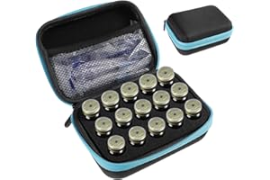 CXWLHH Insulinflaschen Schutz mit 15 Fächern Aufbewahrungsbox Passend für Standard 10-ml U-100 Ampullen Insulinkühler