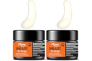 IKZAN Shilajit Resin 100% Natural Himalayan Pure Organic Shilajit 600mg with 85+ Trace Minerals & Fulvic Acid Supports Energy, Strength & Immunity, 30 Grams.
