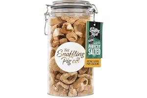 THE SNAFFLING PIG CO Snaffling Pig 300G Pork Crackling in 1.5L Gifting Jar (Perfectly Salted)