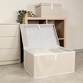 Pazar Kapısı &Ccedil;ok Ama&ccedil;lı D&uuml;zenleyici Kapaklı Sandık Tipi Kutu Hur&ccedil; Organizer (60 x 40 x 30, Kahverengi)