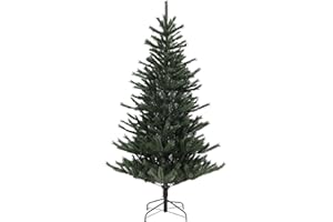 HOMCOM Árbol de Navidad 210 cm Árbol de Navidad Artificial con 793 Ramas y Soporte de Acero Árbol Navideño para Salón Interior Verde