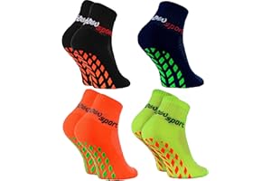 Rainbow Socks - Niñas Niños Calcetines Antideslizantes de Deporte