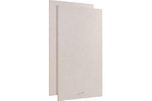 AudioSilk Akustikpaneele, 2er-Pack, groß, 116 x 58cm, Natürlich