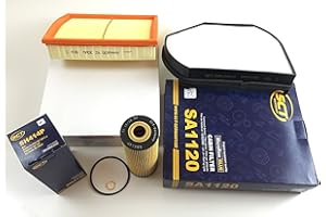 SCT GERMANY / CARIPAR GERMANY FILTER SET ÖLFILTER LUFTFILTER INNENRAUMFILTER SLK R170 200-230 + KOMPRESSOR