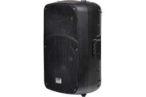 PROEL Italian Stage IS SPX12AUB - Cassa Monitor Diffusore audio, attivo con potenza di picco di 300w e cono da 12" con Multimedia player: Usb Drive, Sd Card, Bluetooth, Telecomando IR., Nero