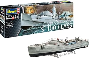 Revell 5162 1 German Fast Attack Craft S-100 Plastic Model Kit Luftfahrt GmbH 05162 5162-1:72, Mehrfarbig, 1/72