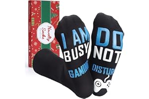 EASTPIN Calcetines Hombre Divertidos Regalos Navidad - Regalos Originales para Hombre Joven Papa Frikis Niño Calcetines Graciosos Adolescentes Gamer Regalos Divertidos Calcetines Navidad Regalos Hombre Ideas