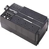 Amazon Basics Line-Interactive UPS-700VA with Shutdown Software and Surge Protection, UK Outlets