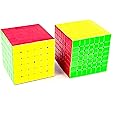 D ETERNAL Speed Cube Combo Set of 6x6 and 7x7 Puzzle Cubes,for Kid