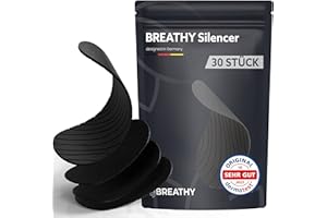 BREATHY Mundpflaster gegen schnarchen - Mouth tape for sleeping schnarchstopper anti schnarch schnarchen stopper gegen schnarchen schnarchpflaster antischnarchen medical