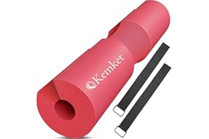 Kemket Barbell Pad Supports Squat Bar Weight Lifting Pull Up Gripper Neck Shoulder Protective Pad