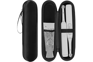Linkidea Étui de Transport pour Brosse à Dents électrique et Dentifrice, Compatible avec Oral-B Pro 1500 8000, Philips Sonicare 5100, 6100, 9900, 4100