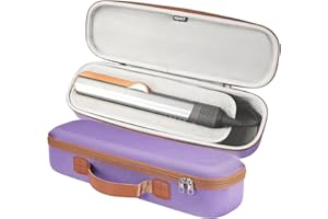 RAIACE Étui de Rangement Rigide Compatible avec Le Sac de Transport de Voyage du lisseur Dyson Airstrait. (Étui Uniquement)-Violet