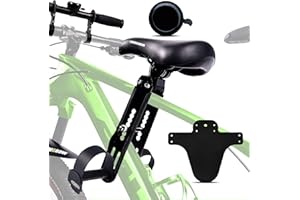 YOUNGROW | Siege Velo Enfant Avant | La Selle Velo Enfant est Compatible avec Les VTT, pour Les Enfants de 2 à 6 Ans pour Un Poids Maximal de 24kg - Siege Enfant Velo Confortable