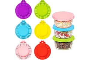 ANOTION Silicone Stretch Lids for Gü Pots - Stretch Lids Compatible with Gu Puds Cheesecake Jars Reusable Airtight Cup Covers for Drinks Food Storage Kitchen Gadgets Essentials Camping Accessories