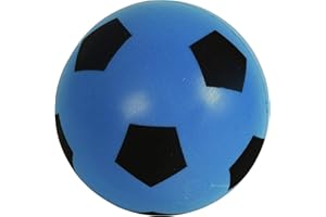 eMKay® 20cm Blue Football | Indoor/Outdoor Soft Sponge Foam Soccer Ball Great Fun For Adults And Kids Boys & Girls