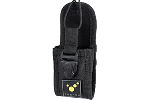 ‎TEE-UU tee-uu COM TAC Digitalfunkgeräte-Holster schwarz | PALS-Schlaufensystem | Befestigen an MOLLE-Ausrüstung oder Koppel