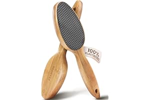 BAMBUA Hornhautentferner - (100% Plastikfrei) Hochwirksame Hornhautfeile mit Nano Glas - Zur Fußpflege für schöne Füße - Hornhautraspel - Premium Hornhauthobel zum Hornhaut Entfernen Fuß