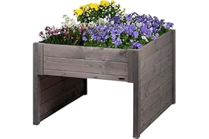 Dobar Garaż dla Robota Koszącego, Antracytowy, 79 x 73 x 56 cm