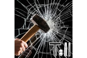 DARUITE Splitterschutzfolie, 4 Mil Klare, Bruchsichere Sicherheitsfolie, Fensterschutzfolie, Sicherheitskleber Splitterfreie Fensterfolien für Zuhause, upermarkt und Büro (30 x 200 cm)