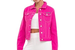 Cipo & Baxx Damen Jeansjacke Oversize Lang Denim Frezeitjacke Jeans Jacke