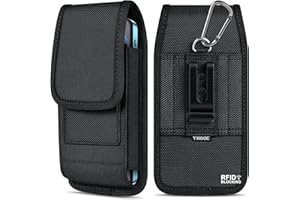 ykooe Handy Gürteltasche mit RFID Blocker Schutztasche Handytasche mit Gütelclip für Samsung Galaxy S24 Ultra S23 Ultra S22 Ultra S21 Ultra A14 A13 Google Pixel 8 Pro 7 Pro 6 Pro, XXL