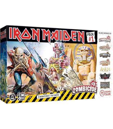 Zombicide Iron Maiden Character Pack #2 - Set of Iron Maiden