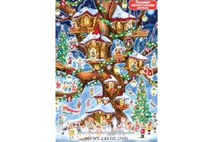 Vermont Christmas Company Elves' Treehouse Chocolate Advent Calendar (Countdown to Christmas)