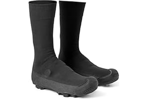 GripGrab Explorer Waterproof Gravel Cycling Shoe Covers MTB Offroad Mountain Bike Overshoes Long Thermal Biking Gaiters