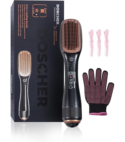 Joy Hair Styling Brush Comb Straightener 3-in-1 Hair Styling  display picture 3