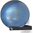 MEOLLO Wall Mount for Pilates Ball, Yoga, Fitness, Balance, Physiotherapy and Ball for Pregnant Women, 100% Carbon Steel