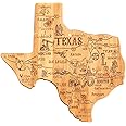 Totally Bamboo Destination State Serving Board, Texas, 100% Bamboo Board for Serving Food and Entertaining