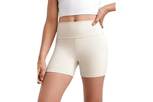 CRZ YOGA Girls Butterluxe Cycling Shorts Breathable Safety Dress Short Stretchy Dancing Bike Basic Pants Summer Schoolwear