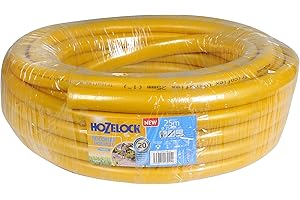 HOZELOCK - Tuyau Tricoflex Ultraflex Ø 25mm (1") 25 M : Tuyau d'Arrosage Souple, Résistant aux Intempéries, Anti-Vrille et Anti-Torsion, 40% PVC Recyclé [117041]