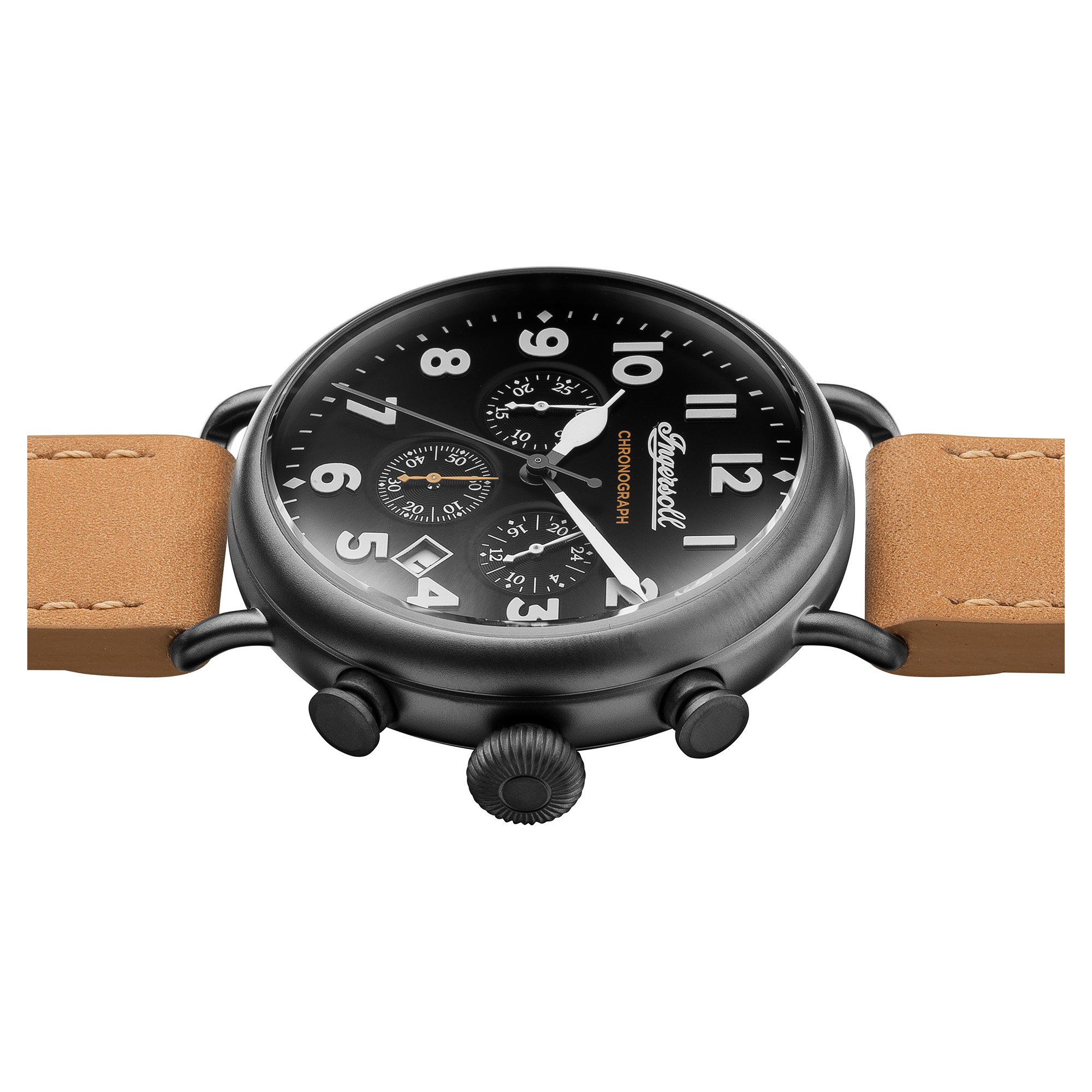 Ingersoll Herren Analog Quarz Uhr mit Leder Armband I03502 – Bild 4