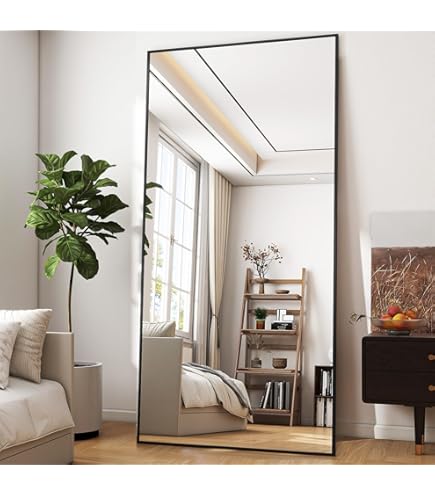 Ikea HOVET Mirror, 78 x 196 cm, Aluminium : Amazon.de: Home & Kitchen