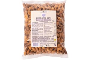 Mandorle Sgusciate 1 kg nut&me | Frutta Secca Senza Guscio | Ricche di Fibre e Vitamine | Ricco di proteine | Snack salutare | Senza Glutine