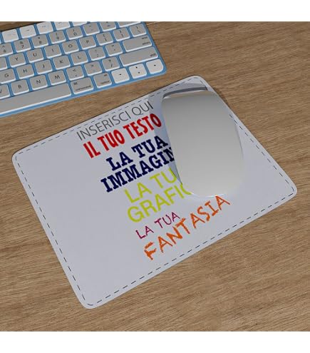 Tappetini per mouse con bandiera multinazionale metà e metà