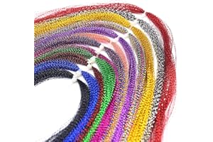 YZD Vistoso Flash de Cristal Material para Preparar Moscas de Atado de Moscas para Hacer Moscas Señuelos de serpentinas húmedos Secos