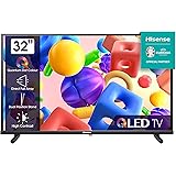 Hisense 32A5KQ 80cm (32 Zoll) QLED Fernseher Full HD, Smart TV, Triple Tuner DVB-T2 / T/C / S2 / S, USB-C, Duale Positionieru