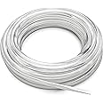 Lumpro 1/4'' Vinyl Sling Chair Spline Solid Awning Cord Replacement for Patio Fabric Chaise Lounge Outdoor Sling Chair Lawn Garden Pool Furniture Repair (25 Ft)