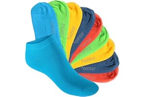 Footstar EVERYDAY! 10 Paia di Calzini Fantasmini Bambini Traspiranti Calze Calzini Corti per Ragazze e Ragazzi