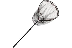 DLT Gummierter Profi Raubfisch Unterfangkescher L mit Tasche