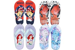 Characters Cartoons - Infradito Flip Flop Ciabatte Mare Piscina - Primavera Estate - Ragazza - Prodotto Originale con Licenza Ufficiale