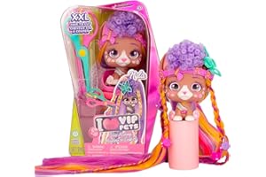 Vip Pets Hair Academy NYLA | Muñecas para Perros coleccionables con Pelo XXL para peinar, Cortar y Crear Extensiones de Pelo Individuales. Juguete de Regalo para niños +3 años