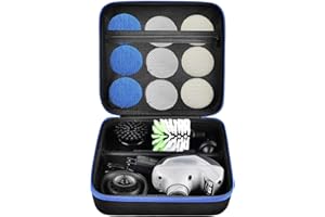 PAIYULE Case for Dremel Versa Power Scrubber Kit Cleaning Tool PC10-07/ PC360-5 Grout Brush, Bathroom Shower Scrub Kitchen & Bathtub Cleaner Holder for More Kinds Spin Scrubbers, Sponge Pads(Box Only)