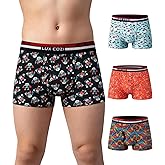 Lux Cozi 100% Cotton Outer Elastic Semi Long Print Trun...
