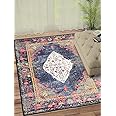 Status 5 x 7 Feet Multi Printed Vintage Persian Carpet Rug Runner for Bedroom/Living Area/Home with Anti Slip Backing